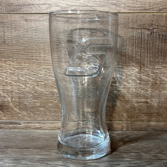 Snap-On Tools Clear 16oz Embossed Logo Glass Tumbler Pilsner Style - Picture 5 of 7